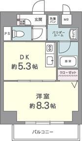 カルムクレール2.5.8 間取り図