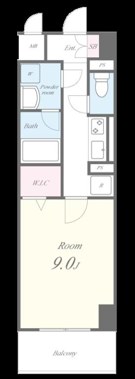 パルファン ドゥ ジョア 間取り図