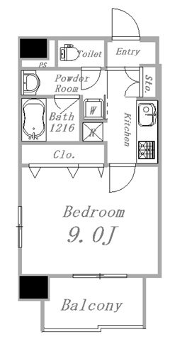 リューデスハイム 間取り図