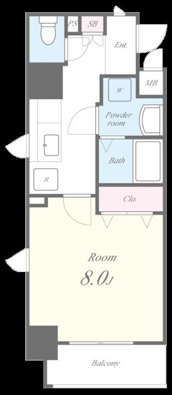 プロムナード岩楯 間取り図