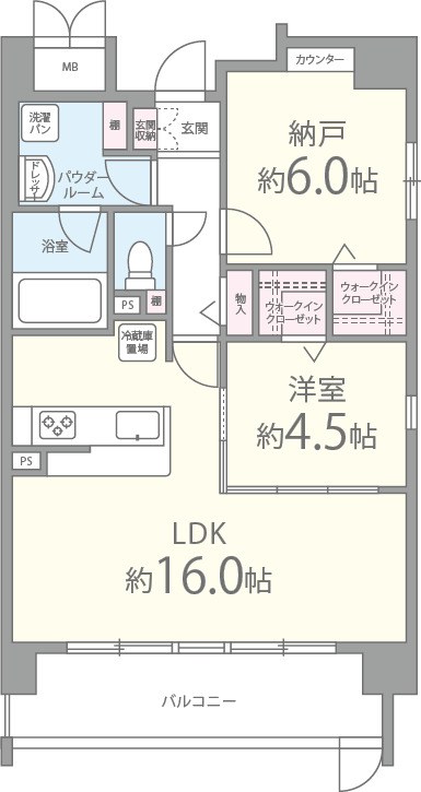 Alice Garden Esaka 間取り図