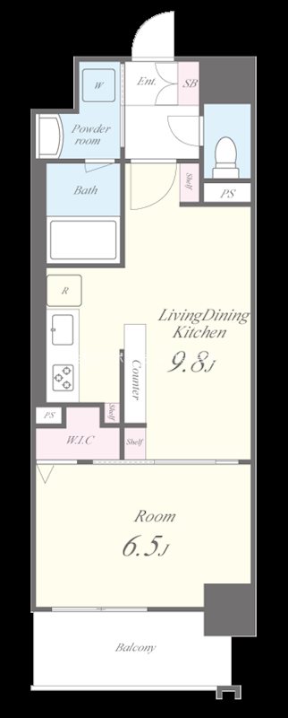 ディアコートオリヴィエ 間取り図