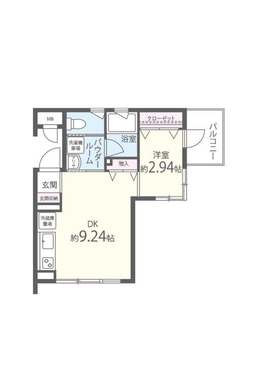 ツルマキロジ 間取り図