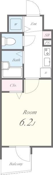 ライフシティ八幡 間取り図