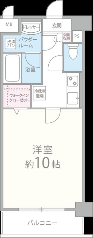 カサベルテ ワン 間取り図