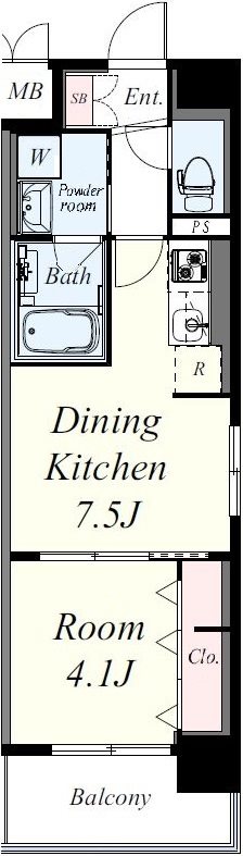 アルモニー都島内代 間取り図
