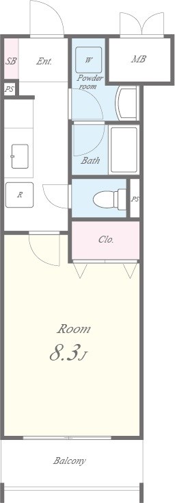 ｻﾝﾌｰｸⅢ 間取り図