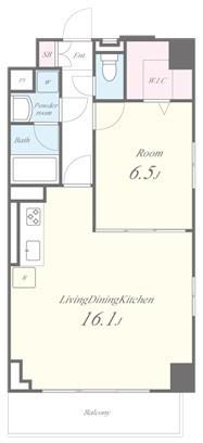 メゾンドフローレ野方 間取り図