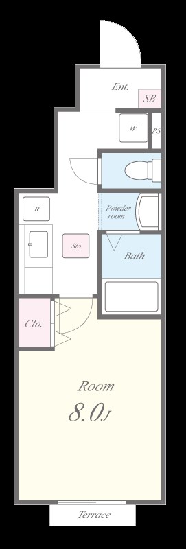 ルミエール 鳥栖 間取り図