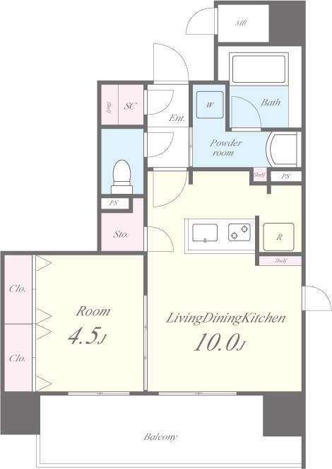 セイワパレス森ノ宮中央 間取り図
