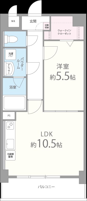 モントーレヒルズ東櫛原 間取り図