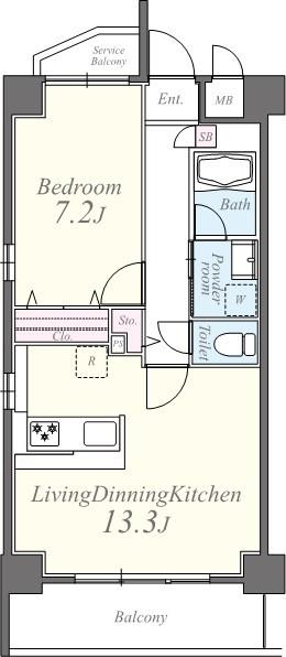 ボン ソレイユ 間取り図