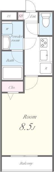 グレイスヴィラ光 間取り図