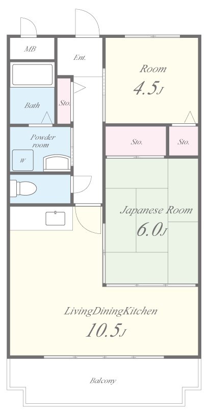 リュネール 間取り図