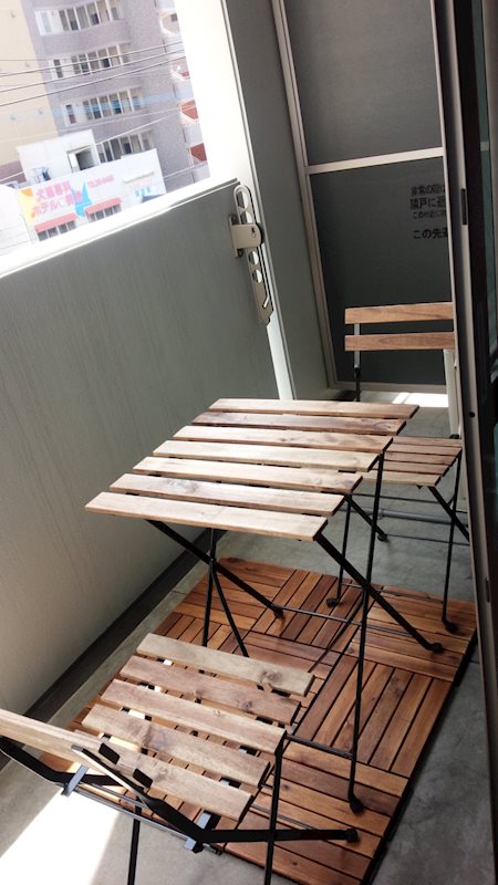 ムーンリバー久留米東町 ベランダ