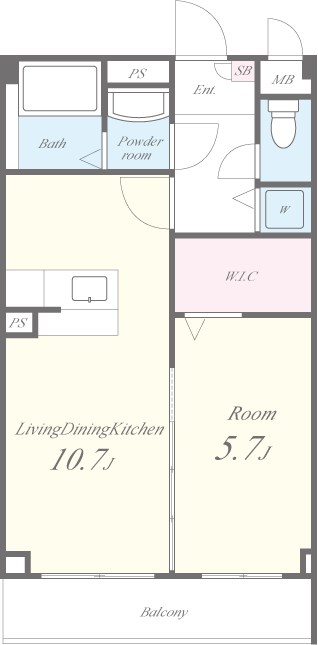 ラティア土井 間取り図