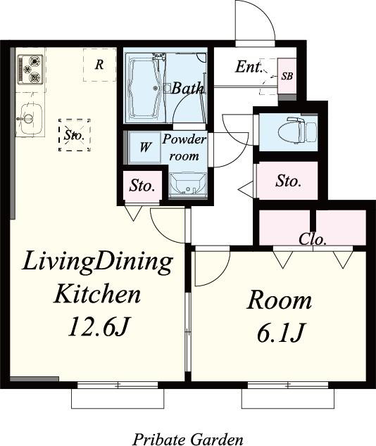 ファミーユ大阪高槻 間取り図