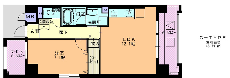 ヴェネチア プリモ 間取り図