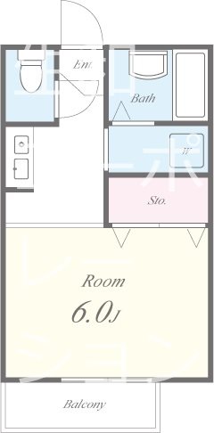 パシフィック稲野 間取り図