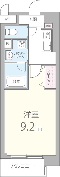 G.クレセント 105号室 間取り