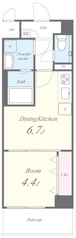 シエル豊島 間取り図