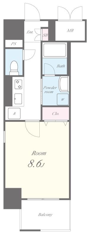 リ ブラン東別院 間取り図