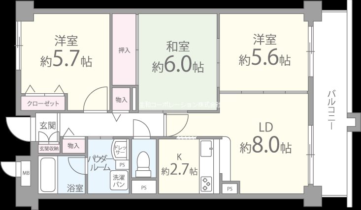 ウィステリア 間取り図