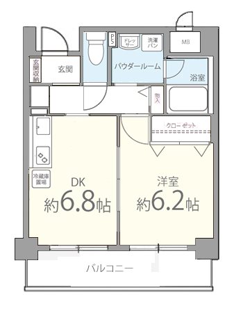 ルミエール・りんくう 間取り図