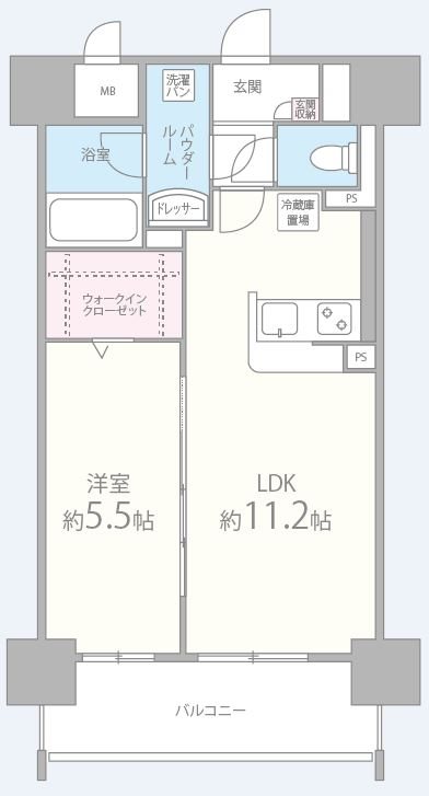 グランシャリオ(関目) 間取り図