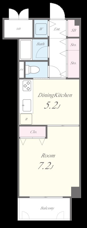 プエンテ21 間取り図