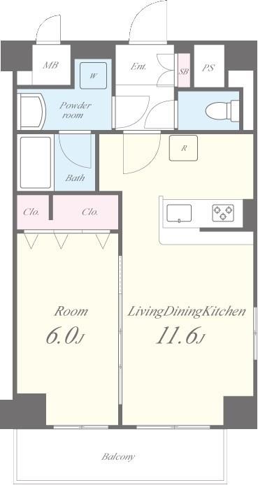 HKB comfort 間取り図