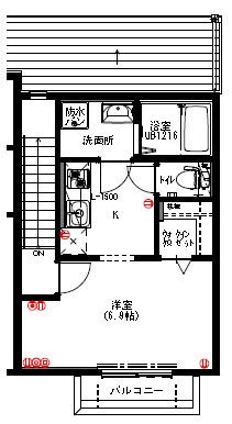 メゾンエーワン 間取り図