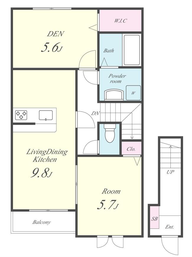ウエストヒルズ西六甲 間取り図