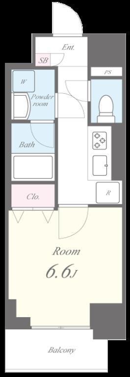 イート アパートメント ヴェリタス 間取り図