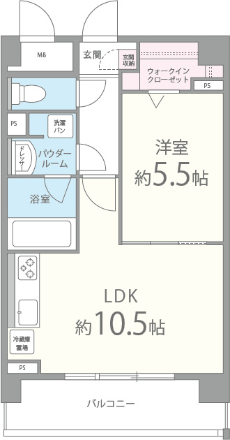 ノーヴァ千里丘 間取り図