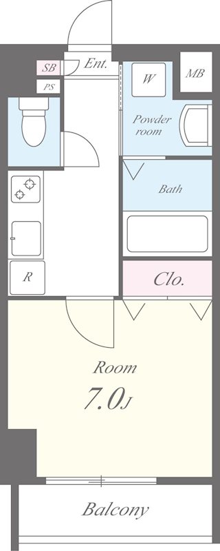ミラージュエヴァン 間取り図