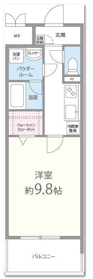 カンナビーノ 306号室 間取り