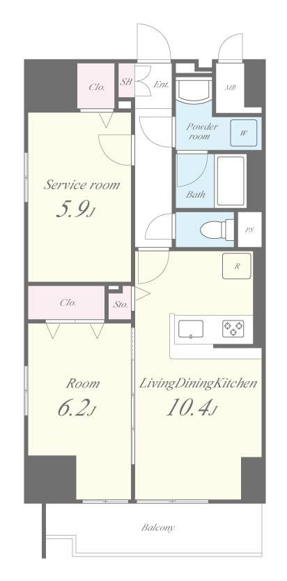 YT LEGACY(ワイティーレガシー) 間取り図