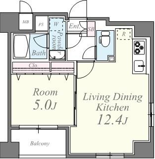 J-FIRST CHIYODA 間取り図