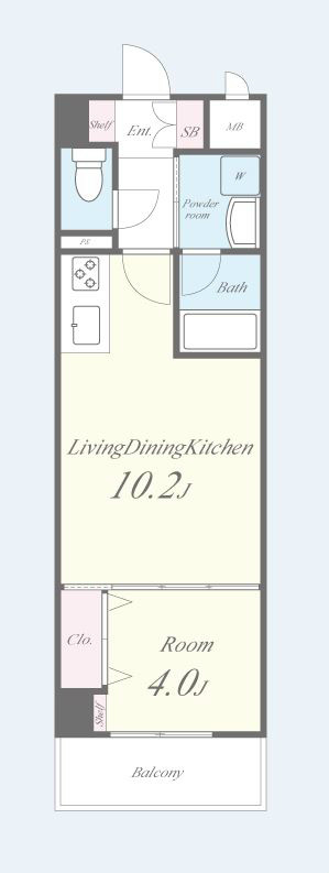 ラ フォート城北公園 間取り図