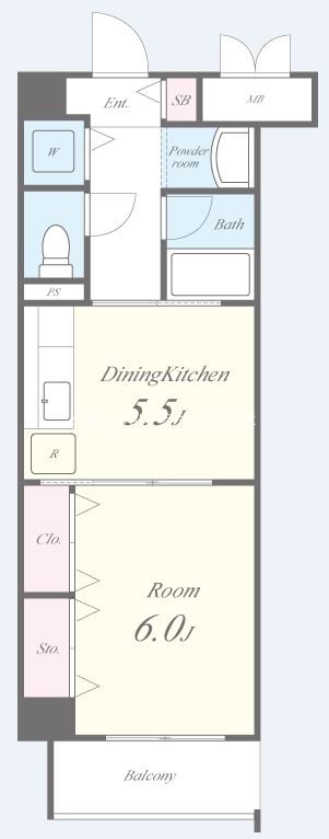 エスポワール(城東) 間取り図