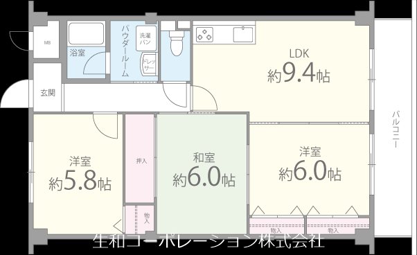 サントルドゥヴィラージュ 間取り図