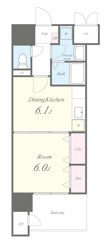 ポルト デュ ボヌール 間取り図