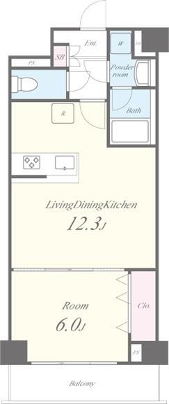 エスティム南六郷 間取り図