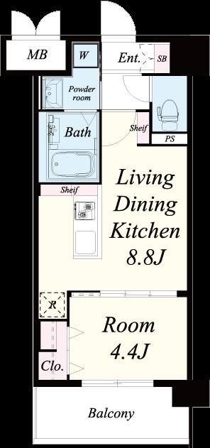 レトワール清水 間取り図