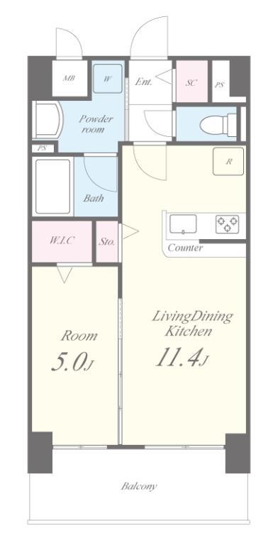 グランパシフィック花園Luxe 間取り図