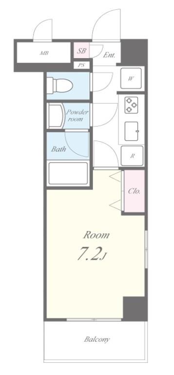 オランジェ K 間取り図
