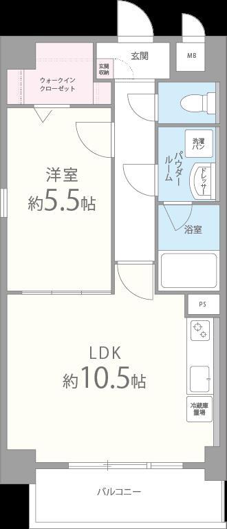 モントーレヒルズ東櫛原 間取り図