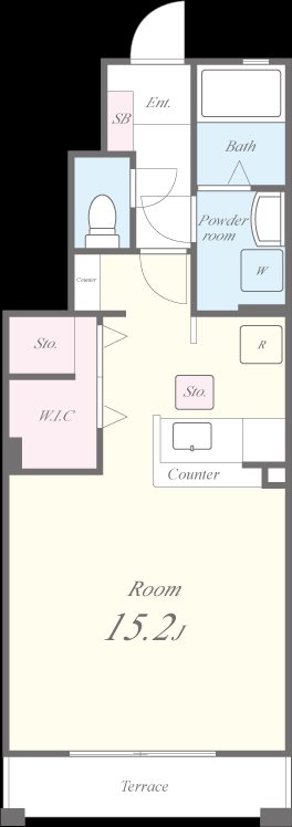 ディアコート（堺市） 間取り図