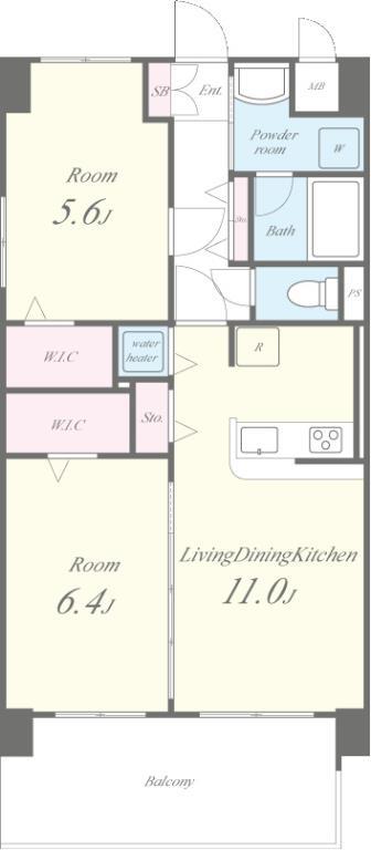 Flourish SⅠ 間取り図